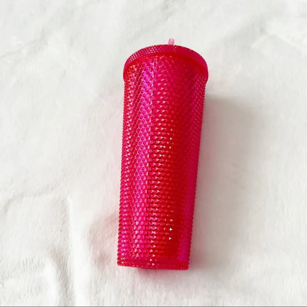 Starbucks pink studded tumbler limited edition Christmas 2020 coffee